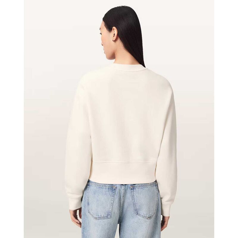 AllSaints Stacks Separo Embellished Cropped Sweatshirt image number 1